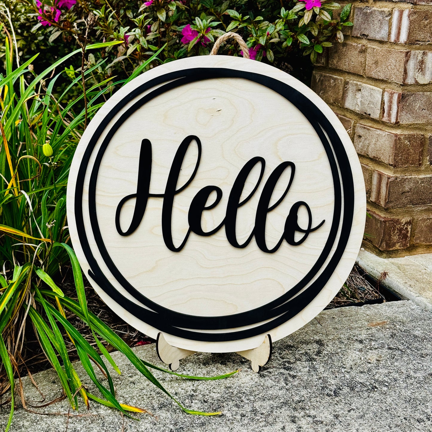 Hello Door Hanger