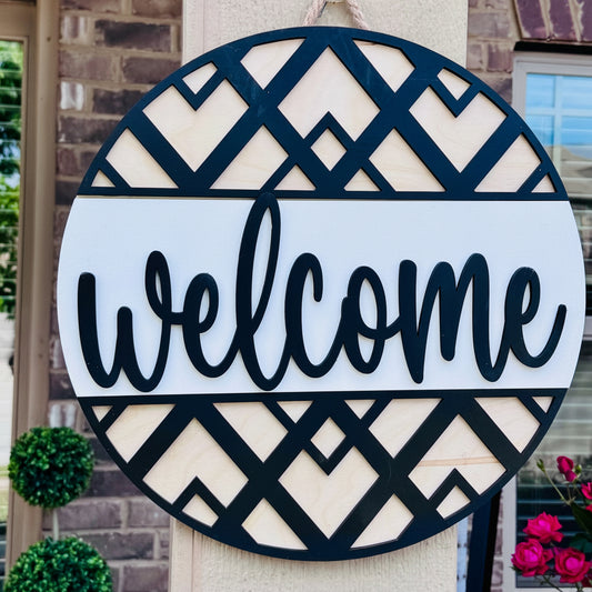 Welcome Door Hanger