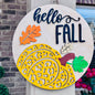 Hello Fall Door Hanger