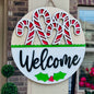 Welcome Christmas Door Hanger