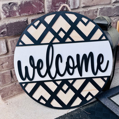 Welcome Door Hanger