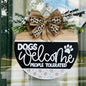 Dogs Welcome Door Hanger